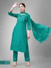 1113 Aradhna Cotton Blend Embroidery Kurti Bottom With Dupatta Wholesale Market 
